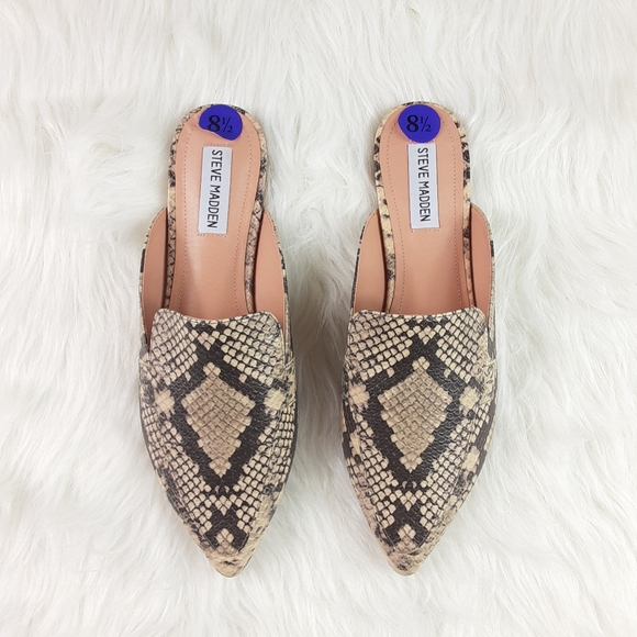 Steve Madden Shoes - Steve Madden Snakeskin Mules